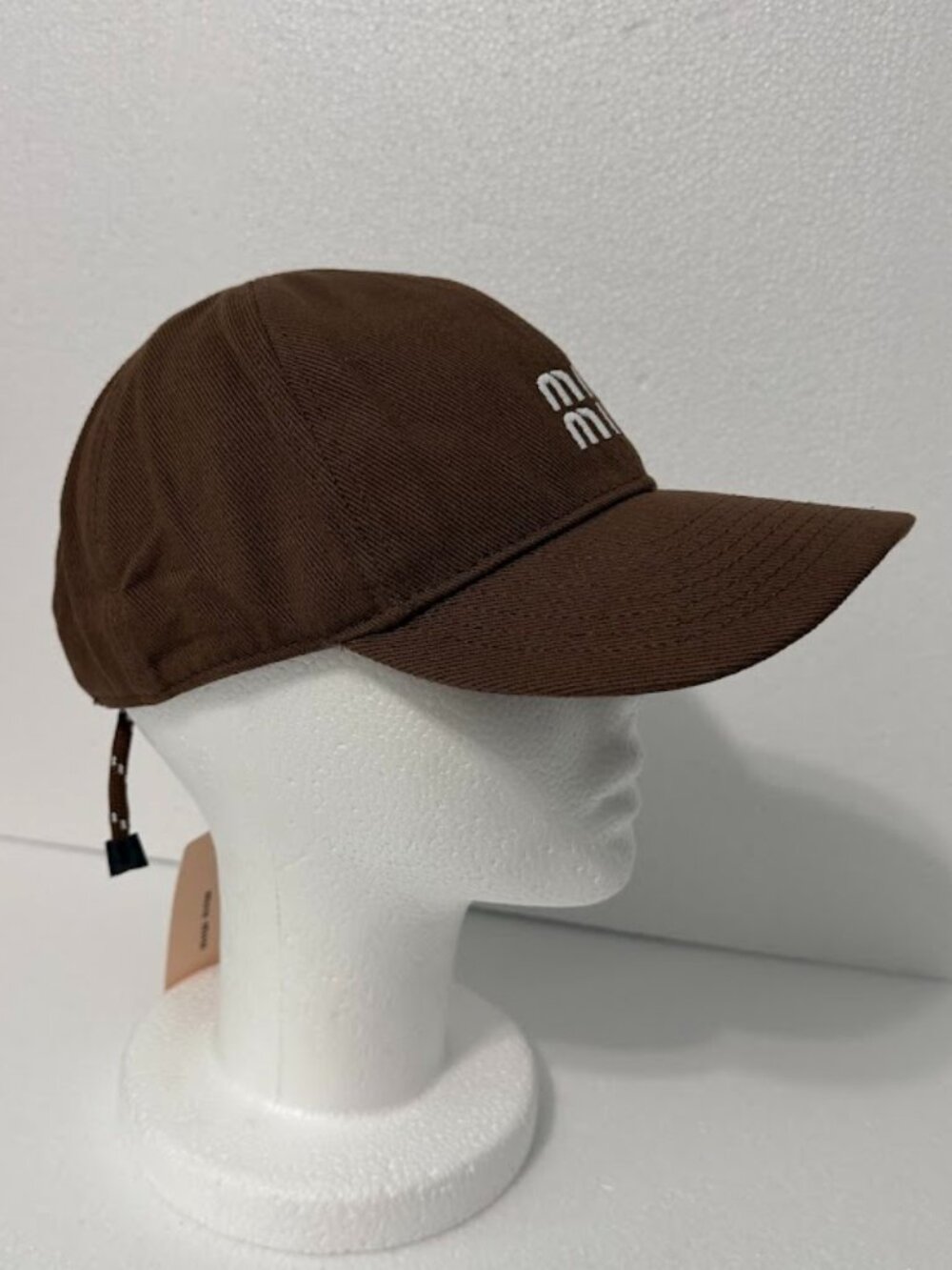 Unisex Brown Minimalist Adjustable Cap Streetwear Aesthetic Rope Strap Hat - Picture 2 of 6